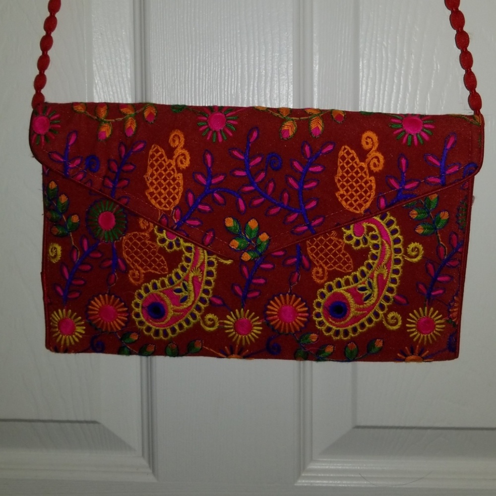 Bohemian hippie banjara clutch bag